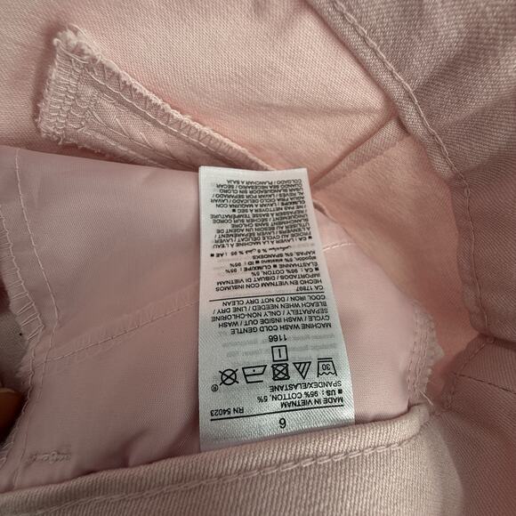 Old Navy Tall Pixie Pants Women size 6 Pink 31" Inseam - Picture 8 of 9